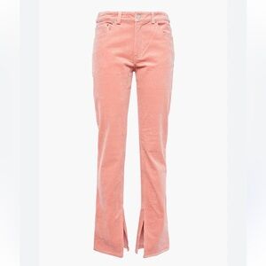 NWOT Ganni Wmn’s 34 (US 2) Ridgewood Corduroy Split Hem Straight Leg‎ Pants Boho